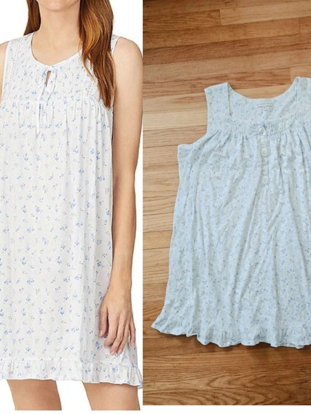 Eileen West Nightgown Cottagecore Floral Midi Prairie